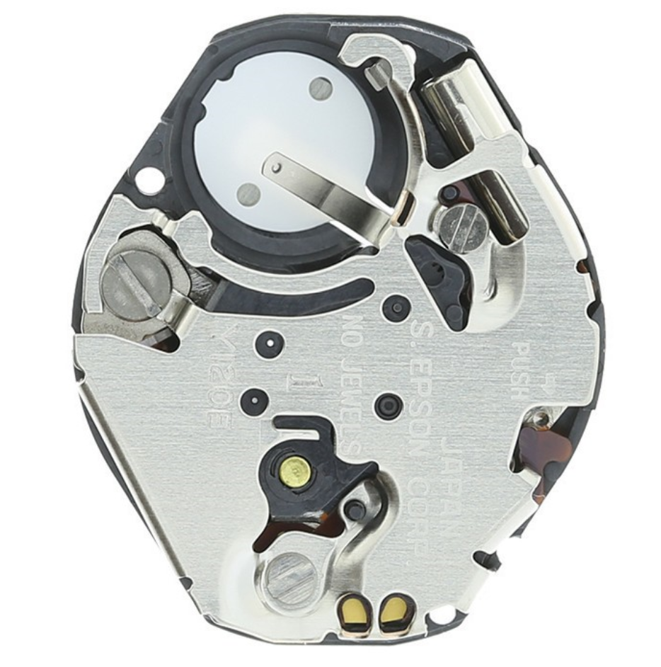 Hattori TMI Y121 quartz movement for reliable watch repairs, durable precision mechanism by Hattori.