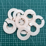 #AC-676-7.75 12 PIECES 1 Ligne Sizes Movement Case Spacer Casing Ring Holder