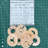 #AC-676-SIZE 5.5 12 PIECES 6 Ligne Sizes Movement Case Spacer Casing Ring Holder