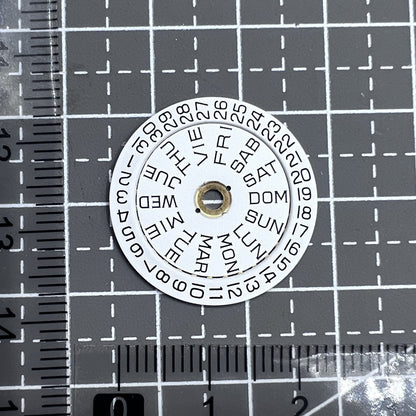 Datum Wochenscheibe Rad Datum Rad für ETA 2846 2836 Uhrwerk 2846-1111