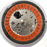 Japan Genuine NH35 Automatic Mechanical Movement High Accuracy Orange Disk