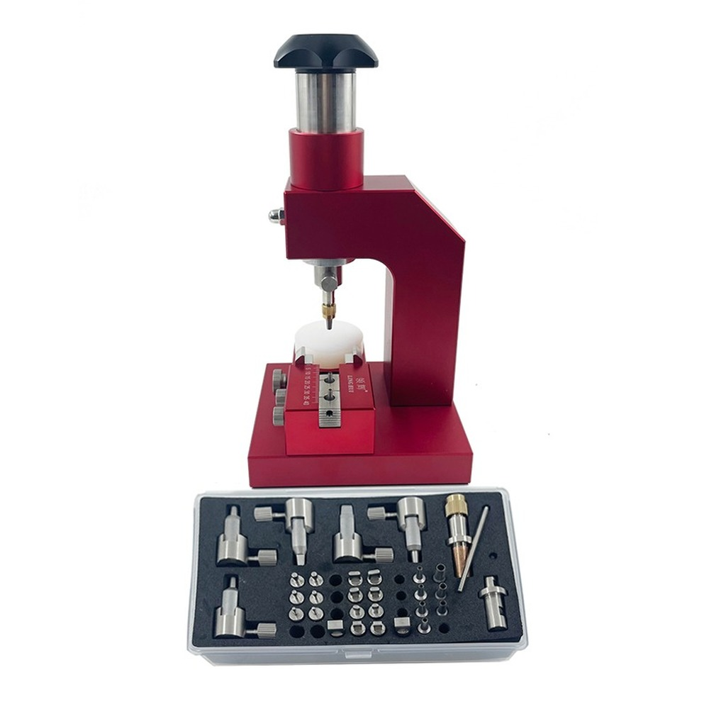 Watchmaker Tools watch strap hole punch set with multiple shapes for precise strap customization and adjustments.