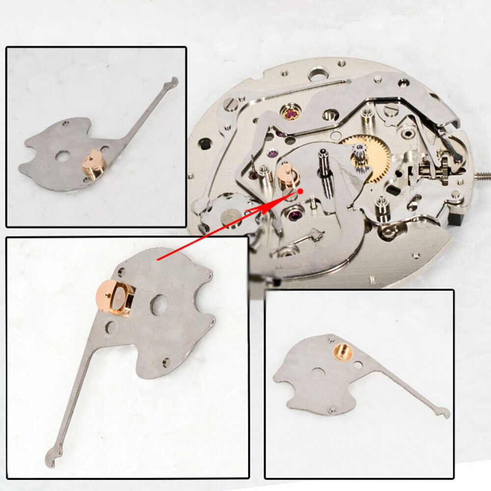 Set of 3 precision wheel pressing plates for ETA C01.211 movement, ideal for watch repair.