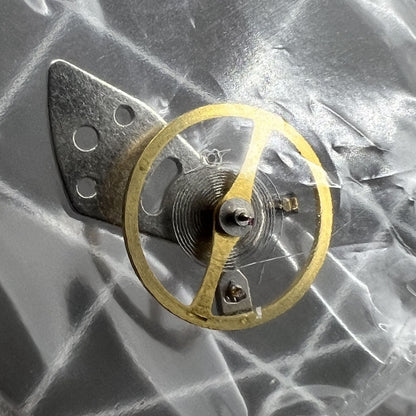 Genuine Miyota 8N24 balance wheel with splint for precise watch movement calibration