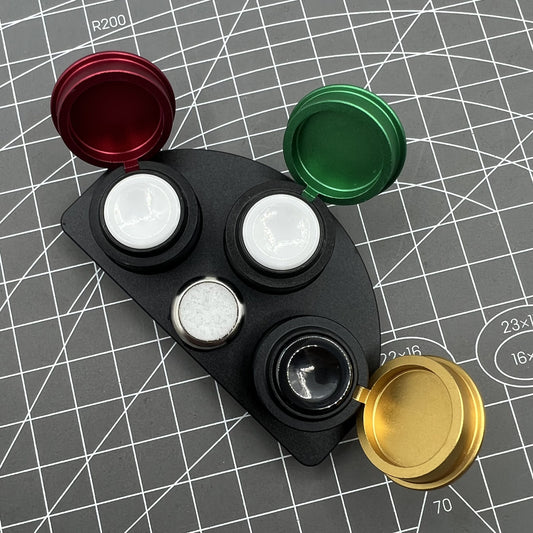 Support de gobelets à huile en alliage moulé sous pression, 3 récipients, réparation de montres, remplacement BG 30180