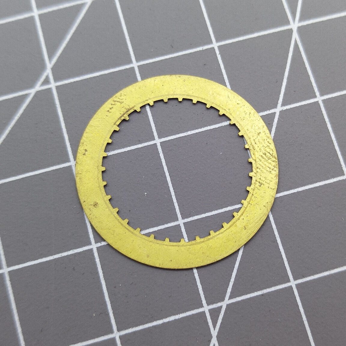 White date disk wheel for ETA2824 watch movement, precise replacement part for accurate date display.