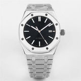 41mm Men's Mechanical Stainless Steel Watch Case + NH35 Movement Sapphire Glass