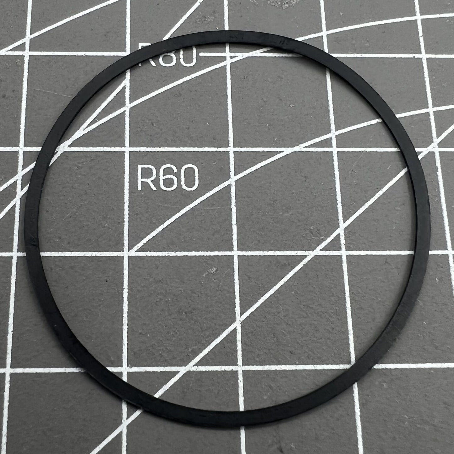 Watch gasket O-ring for Citizen Eco-Drive H504 E111 quartz movement back case seal, durable and precise fit.