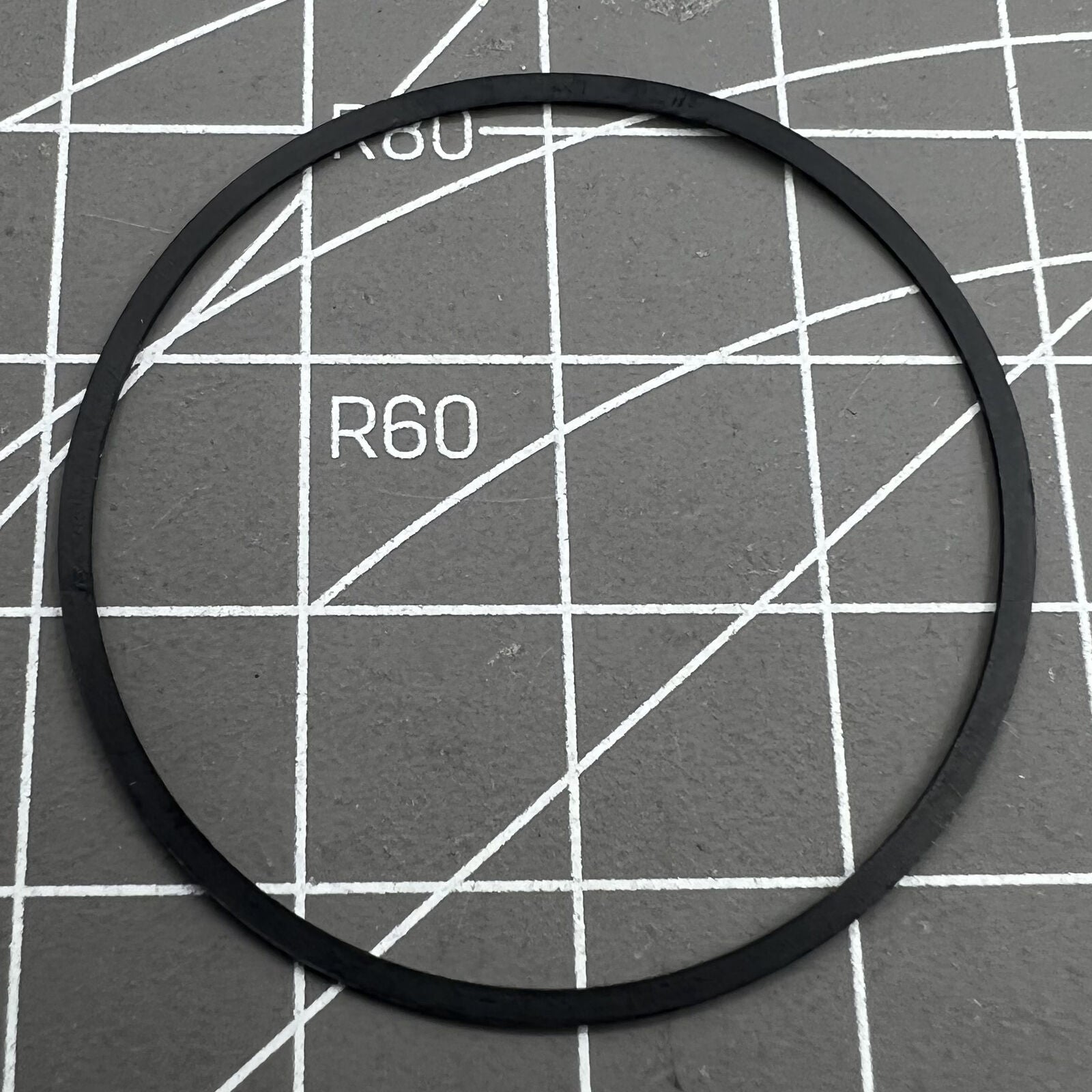 Watch gasket O-ring for Citizen Eco-Drive H504 E111 quartz movement back case seal, durable and precise fit.