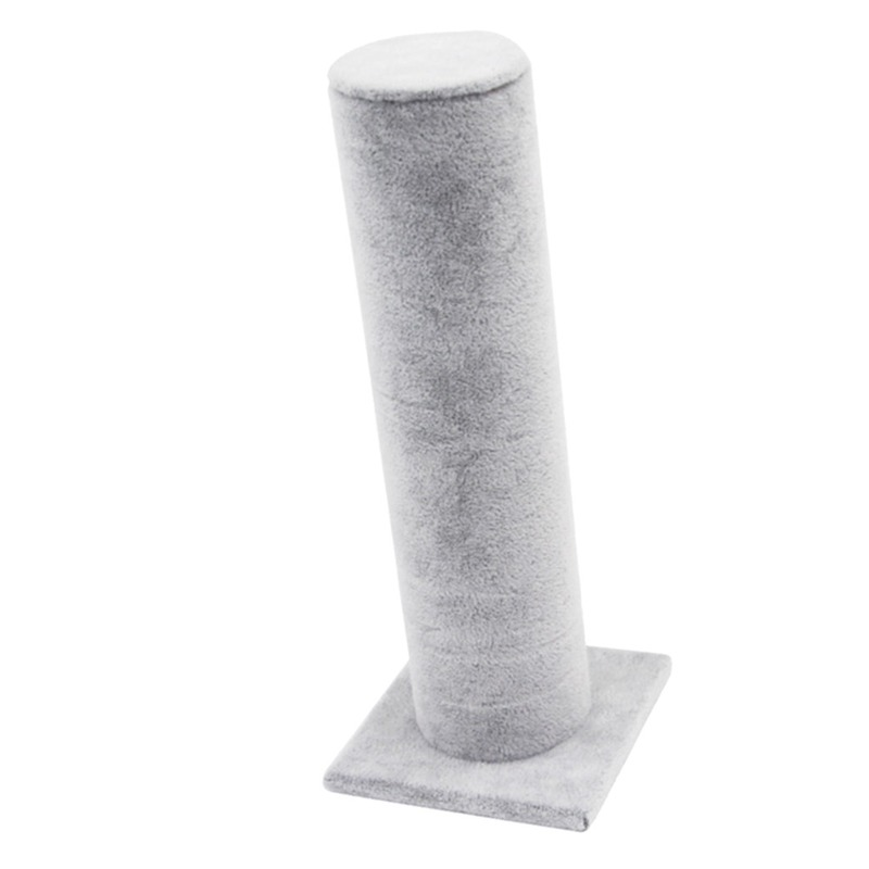 Vertical T-Bar bracelet rack, sleek jewelry holder ideal for bracelets and hair accessories.