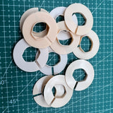 #AC-676-6X8 12 PIECES 4 Ligne Sizes Movement Case Spacer Casing Ring Holder