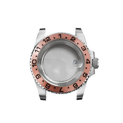 Boîtier de montre en verre saphir grossissant 40 mm pour montre NH35/NH36