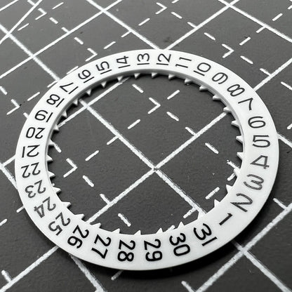 3 Stück weiße Datumsscheibe Datumsscheibe bei 3 Uhr für Miyota 8215 8200