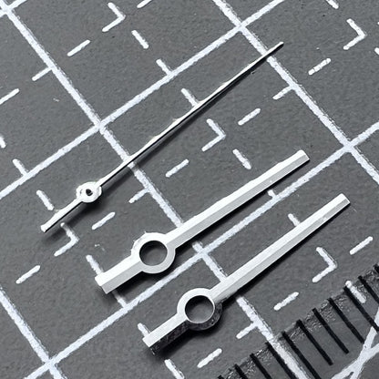 Aiguilles de montre argentées sans luminescence pour mouvement Seiko NH36 NH35 7S26