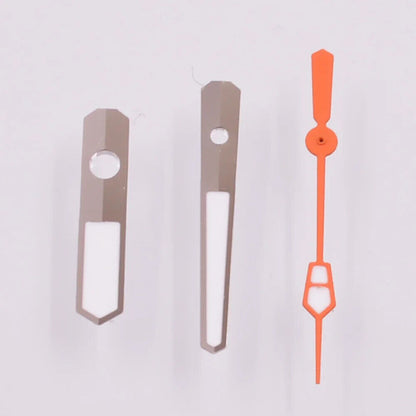 Aiguilles de montre lumineuses vertes à garniture colorée pour NH35A NH36 7S36 7S25 7S35 6R15 4R36