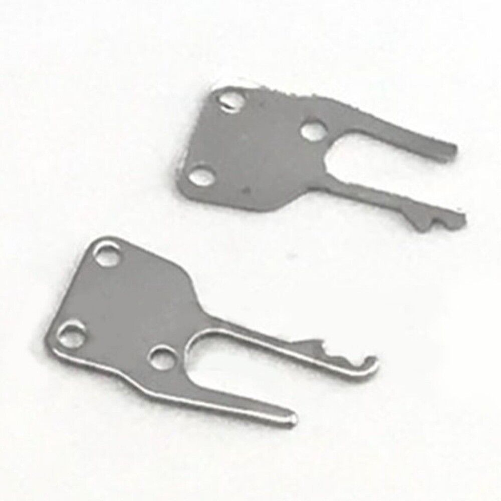 Silver yoke watch part for Shanghai 7120 movement, 5pcs set for precise timepiece repair.