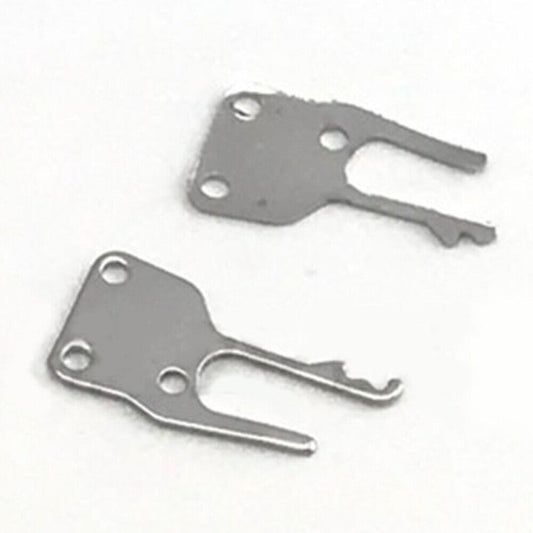Silver yoke watch part for Shanghai 7120 movement, 5pcs set for precise timepiece repair.