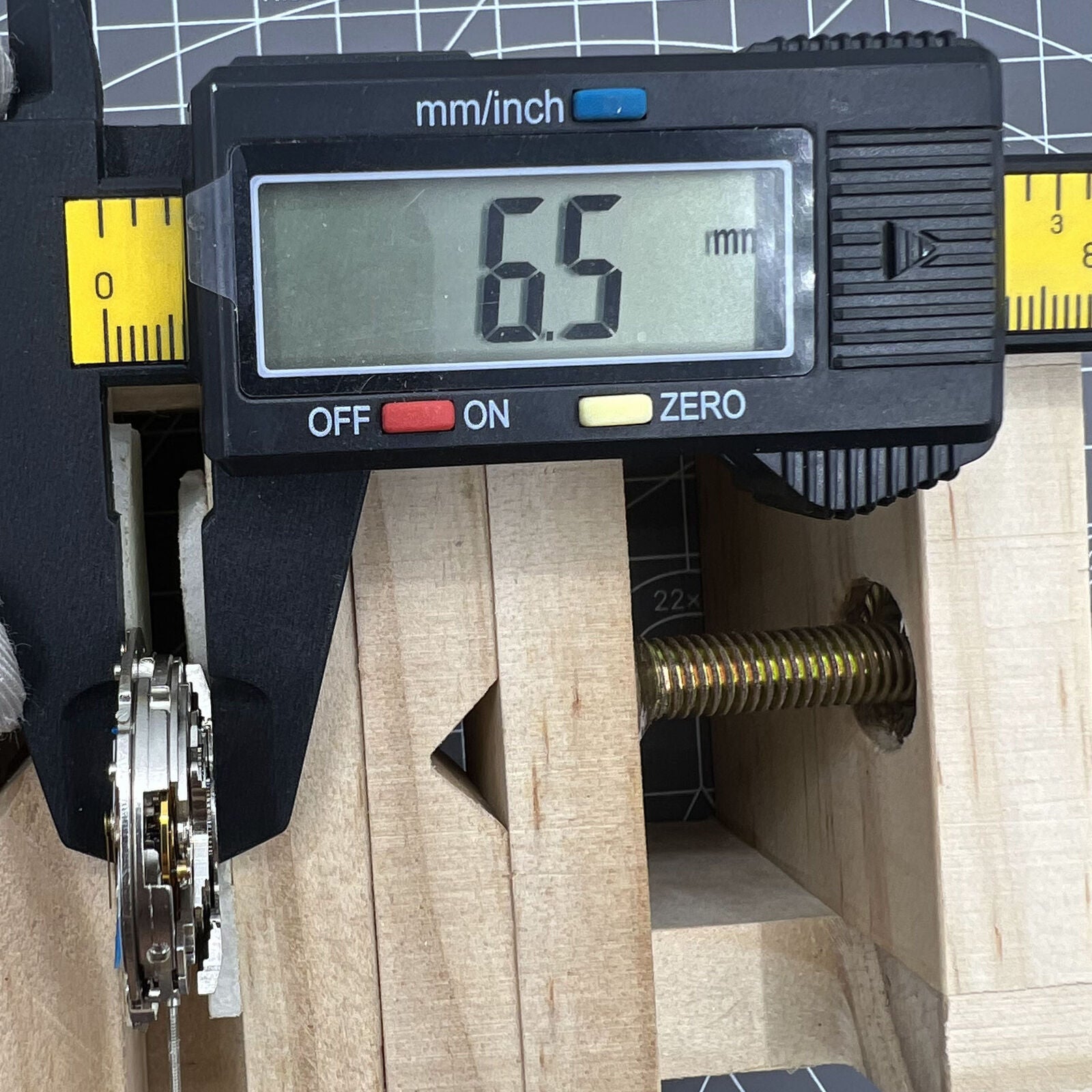 Mechanical automatic watch accessory with multi-function 3 hands and big date display by Precision.