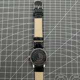 32mm Taihang Manual Mechanical Watch 17 Jews Black Dial Golden Nail