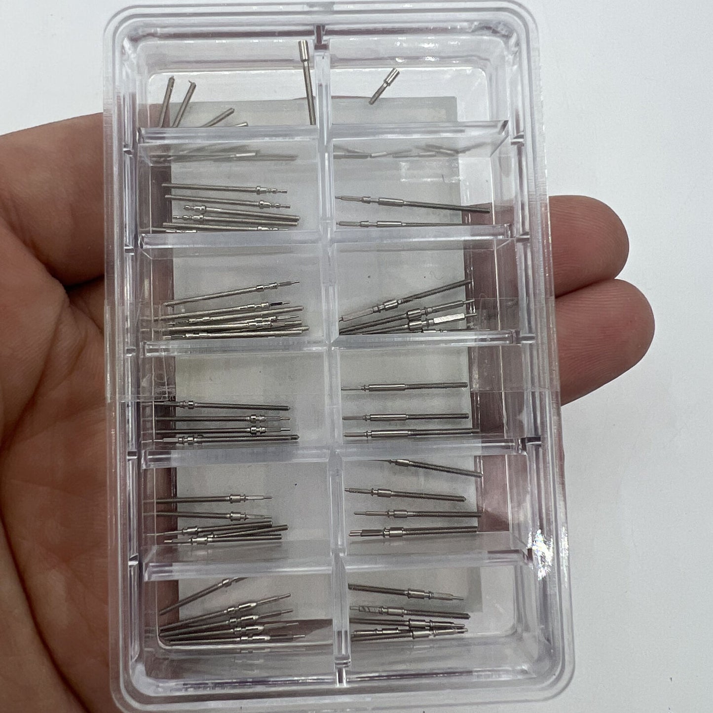 Multi size watch winding stems for 2824 2836 2892 movements, compatible with various models.