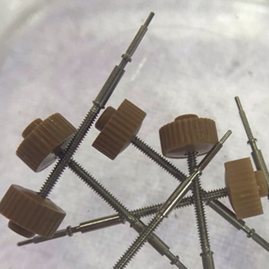 China Mde 10PCS Watch Winding Stems Generic for 6003B 6003D 6004B 6004D Movement