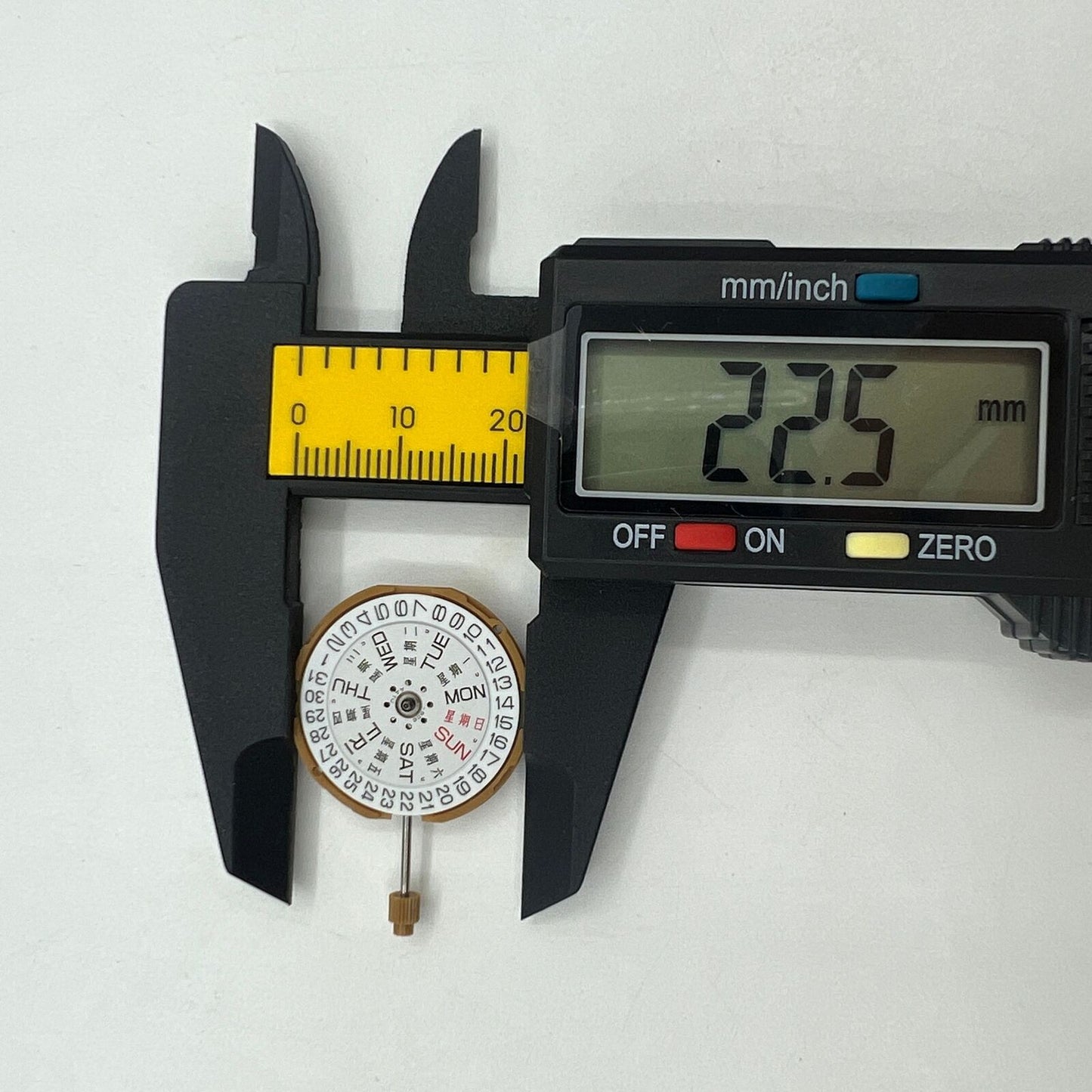 Miyota GM00 quartz movement with English and Chinese day display, reliable watch accessory by Miyota.