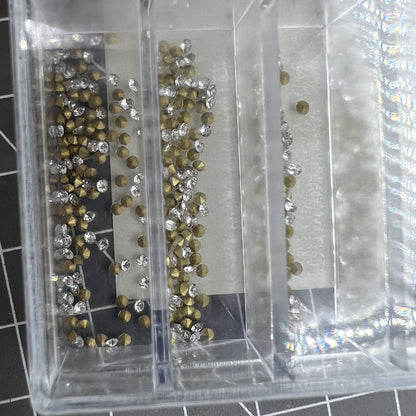 1000 STÜCK/BOX Steine Strass Nahen Osten Diamant Uhr Teil 