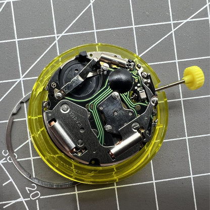 Replace ISA8171 Swiss Silver ISA 8161 Date@6 White Disk 6 Hands Quartz Movement