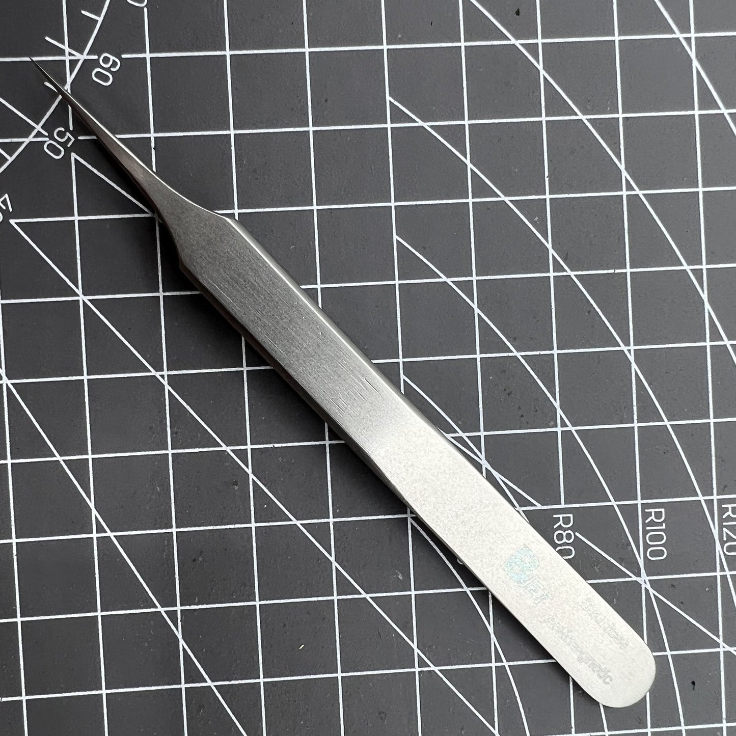 Pince à épiler antimagnétique Bergeon 7024-4, fabriquée en Suisse, taille 110 mm