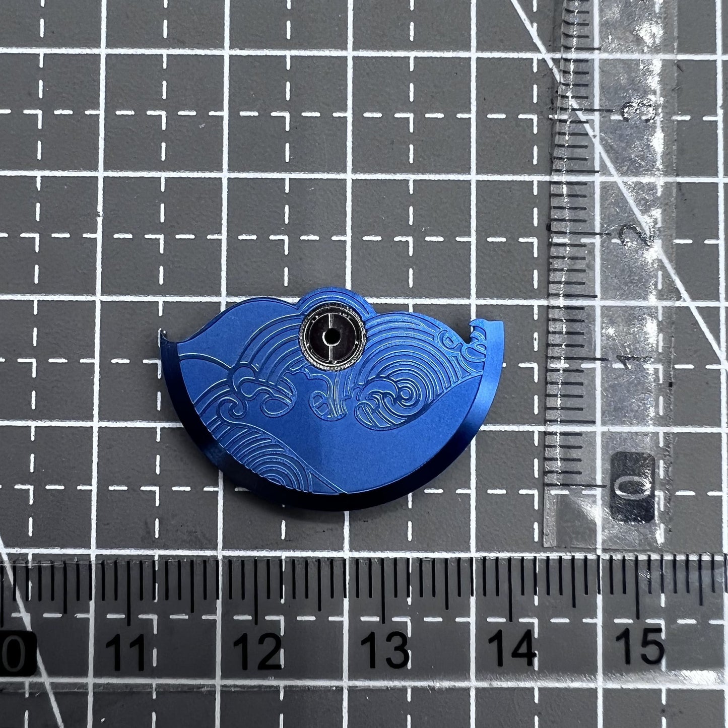 Blue Modified Auspicious Cloud Rotor Oscillating Weight for Movement NH35 NH36