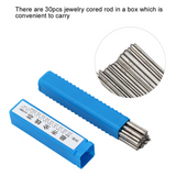 0.5-5mm 304 Stainless Steel Jewelry Cored Rod Wire Welding Soldering Rod