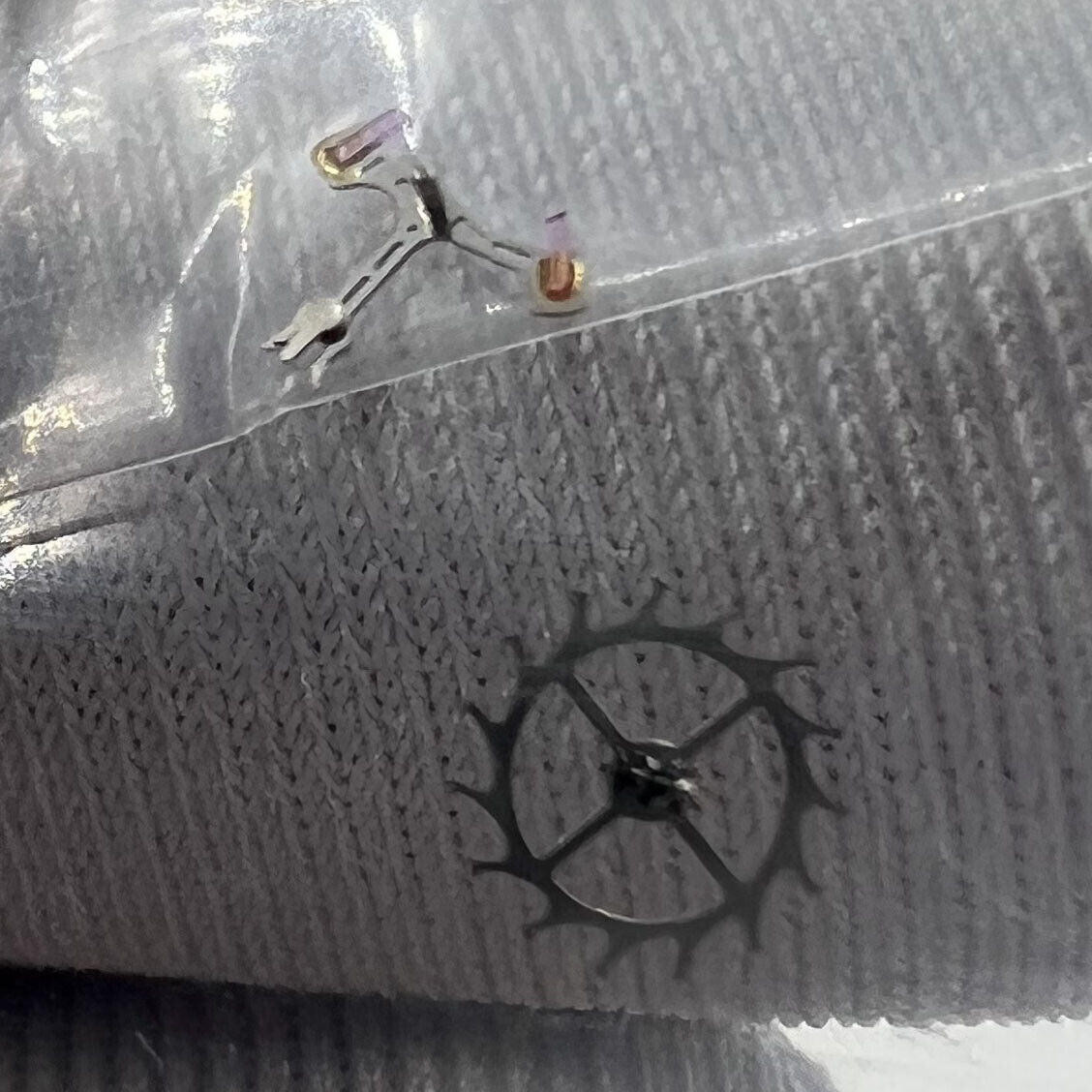 Pallet fork and escape wheel set for NH35 NH36 movement by Generic, precision watch parts for repair.