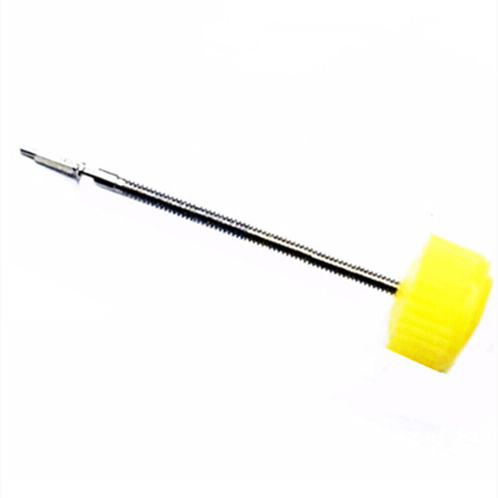 Durable generic watch winding stem for ISA125 ISA127 movement, ideal for precise watch repairs and replacements.