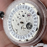 Miyota/Citizen 8215 Silver Plated Date At 6 Japan Automatic Mechanical Movement