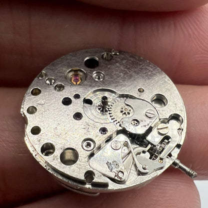 7121 3121 automatic mechanical watch movement by China Made, detailed close-up for repair practice.