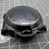 44mm 316L Black Sapphire Glass Watch Case for Seagull ST3600/ST3621/ETA6497/6498