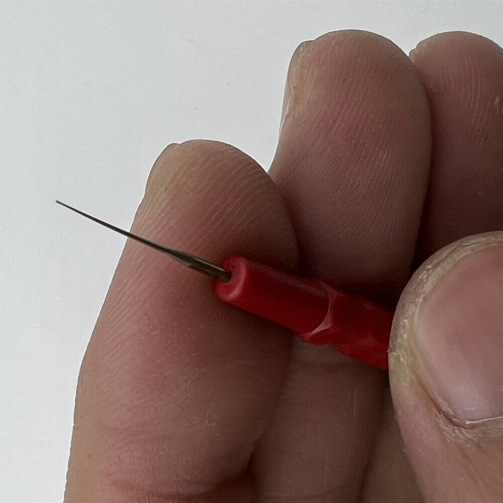 Bergeon 30102-A red fine watch dip oiler for precise lubrication of delicate watch parts