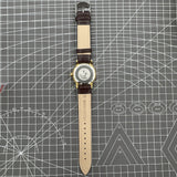 Beijing Double Rhomb Manual Mechanical Watch Golden Case Silver Nail