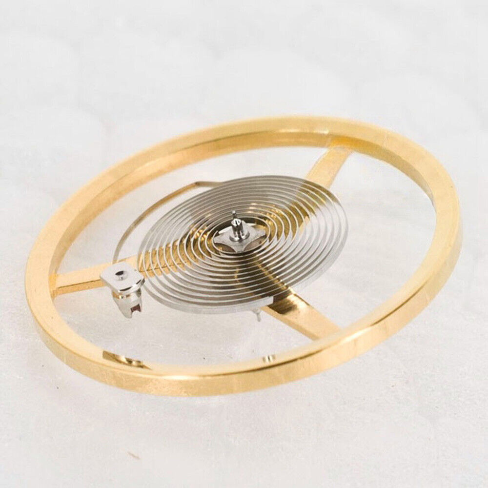 Swiss Original Balance Wheel for ETA C01.211 movement, precision watch part #6402 enhancing Swiss brand timepieces.