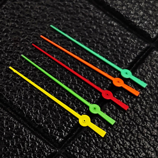 Aiguilles de montre multicolores de 12 mm pour mouvements NH35A/NH36A/4R36