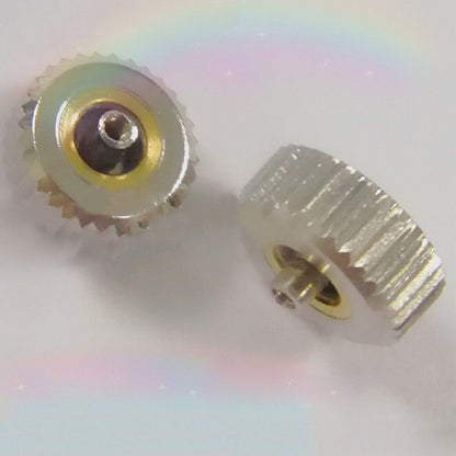 1. Set of 24 European watch crowns for Lorenz, Omega, and Philip watch models.  