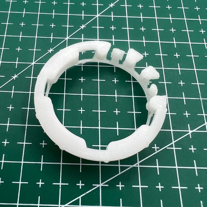7.6mm spacer ring for ETA 2824/2836/2846 watch movements, precision cushion mount accessory.
