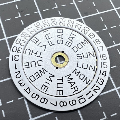 Datum Wochenscheibe Rad Datum Rad für ETA 2846 2836 Uhrwerk 2846-1111