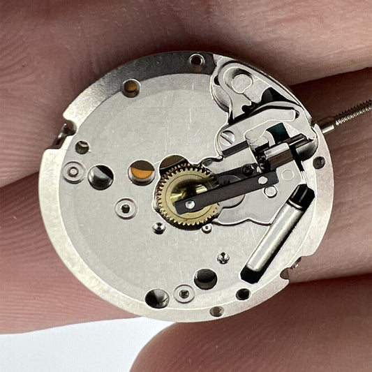 ETA 581.001 Swiss made quartz watch movement for 2 hands, ideal for precise watch repairs.