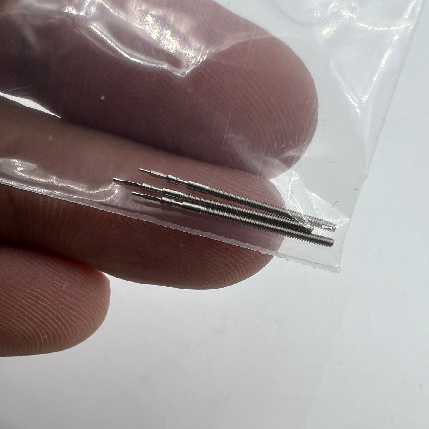 Replacement winding stem for Miyota JS00 JS20 watch movements, compatible with various watch models.