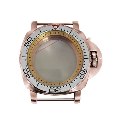 42mm Stainless Steel PVD Rose Goden Watch Case for NH35/NH36/4R/7S Movement