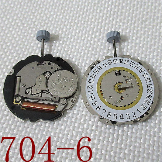 Ronda 704 Quartz Watch Movement Date At 3/6 Swiss Parts Watches Repair Parts