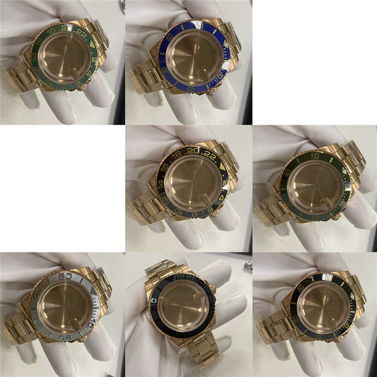 41MM watch case with 20MM strap compatible with Miyota 8215/8205/8200/2813 movements, durable design.