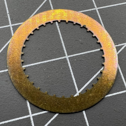 Arabic date disk wheel for ETA2824 Datejust watch, precision component on white background.