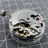 Double Mainspring Multi-function Hollow Mechanical Movement Double Time Zone